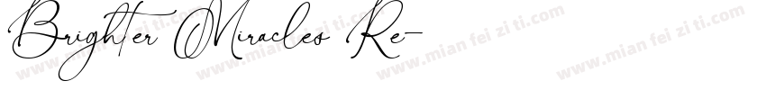 Brighter Miracles Re字体转换